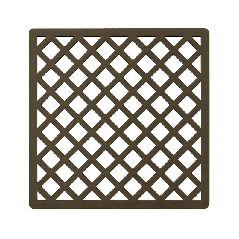 Infinity Drain XS 5 5” Strainer - Criss-Cross Pattern for X 5, XD 5, XDB 5