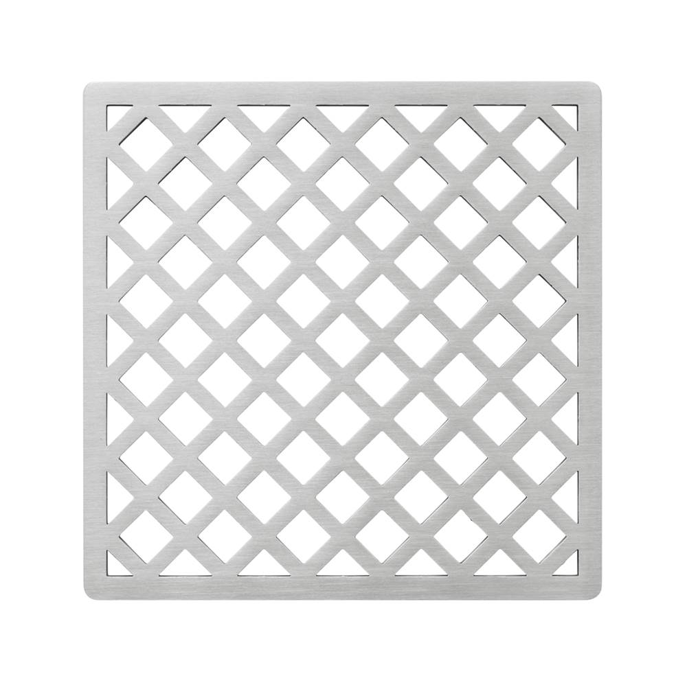 Infinity Drain XS 5 5” Strainer - Criss-Cross Pattern for X 5, XD 5, XDB 5