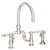 Newport Brass 9459 Chesterfield Kitchen Bridge Faucet With Side Spray