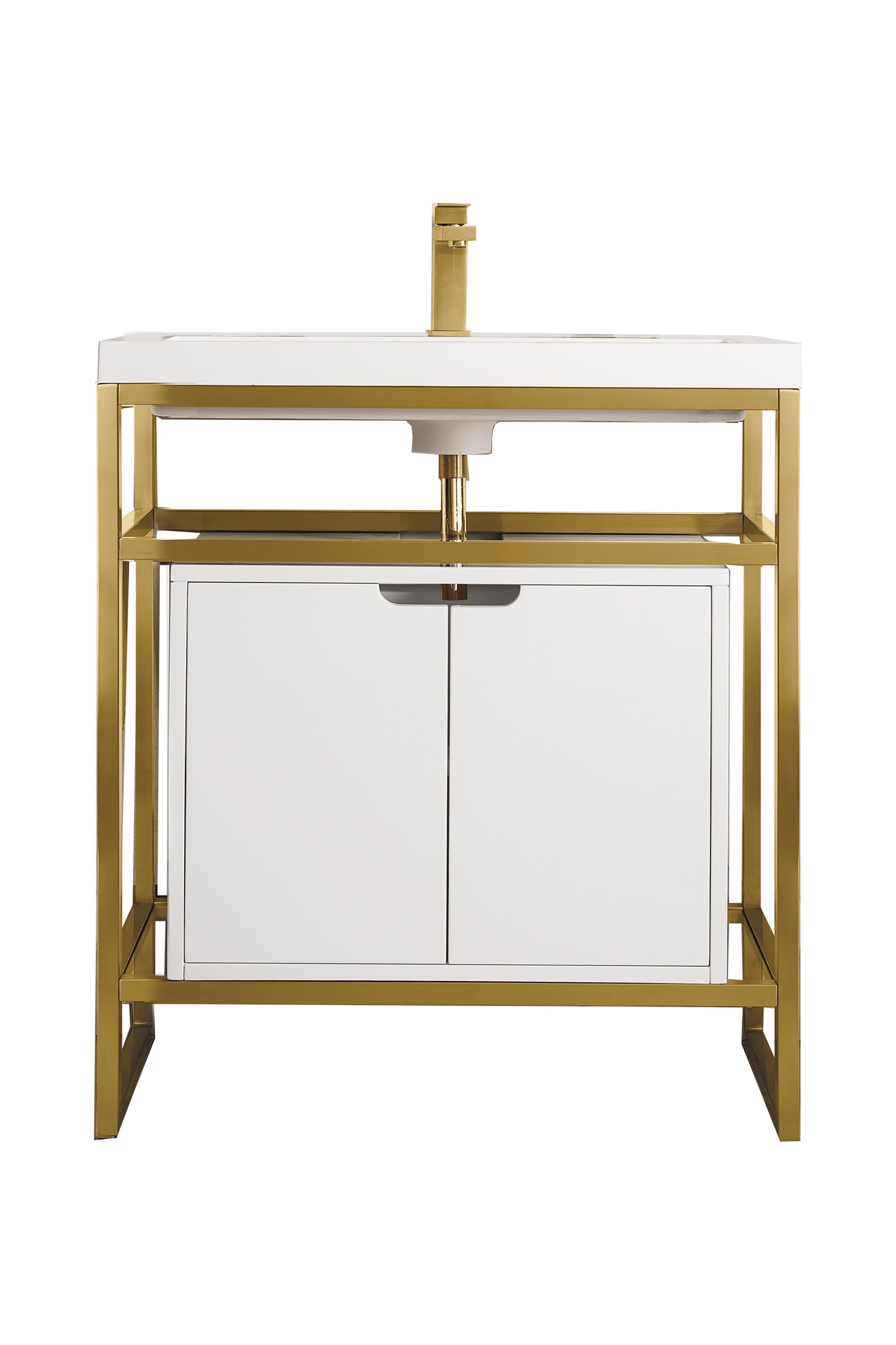 James Martin Boston 31.5" Single Console Vanity With Storage and Top