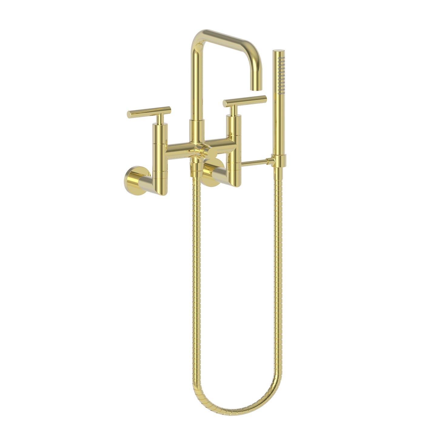 Newport Brass 1400-4283 East Square Exposed Tub & Hand Shower Set - Wall Mount - Parent