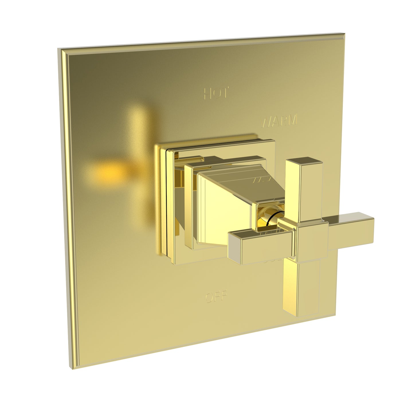 Newport Brass 4-3154BP Malvina Balanced Pressure Shower Trim Plate With Handle. Less Showerhead, Arm And Flange. - Parent