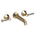 Newport Brass 3-1231 Traditional, Crystal Lever Handle Wall Mount Lavatory Faucet
