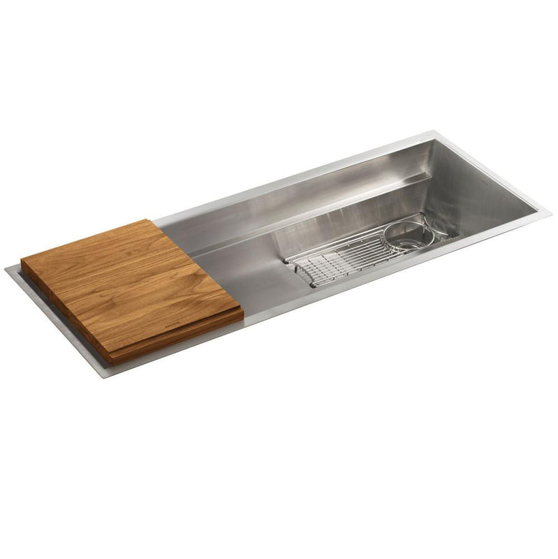 Kallista L20307-00-NA Multiere Kitchen Sink W/ Standard Accessories in Stainless Steel