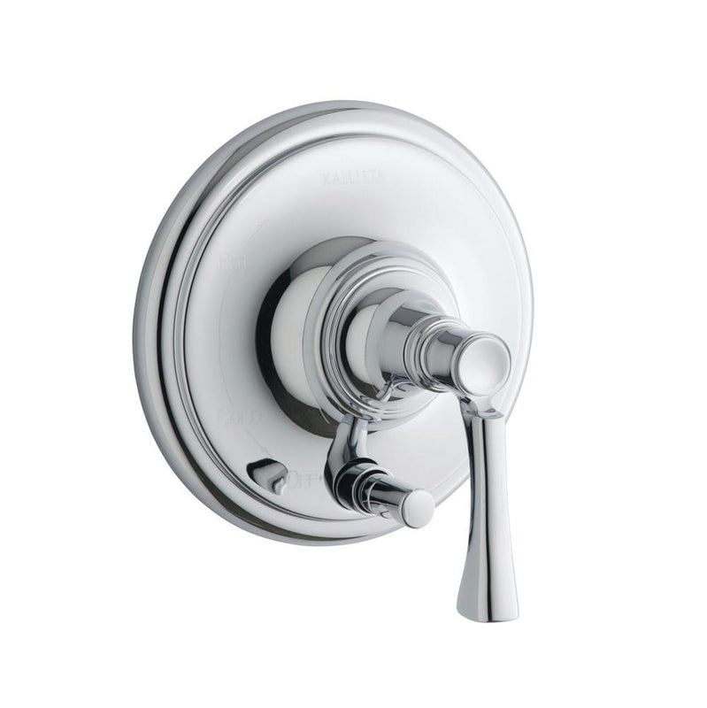 Kallista P24616-LV Bellis Pressure Balance W/ Diverter Trim, Lever Handle