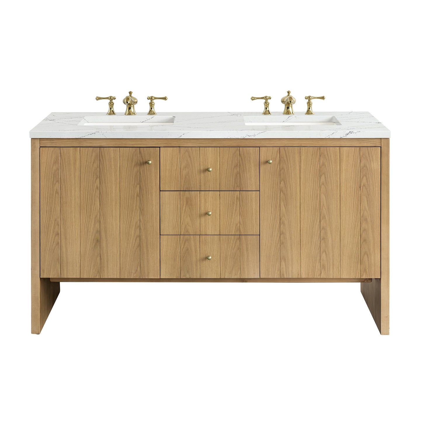 James Martin 435-V60D Hudson 60" Double Vanity Cabinet