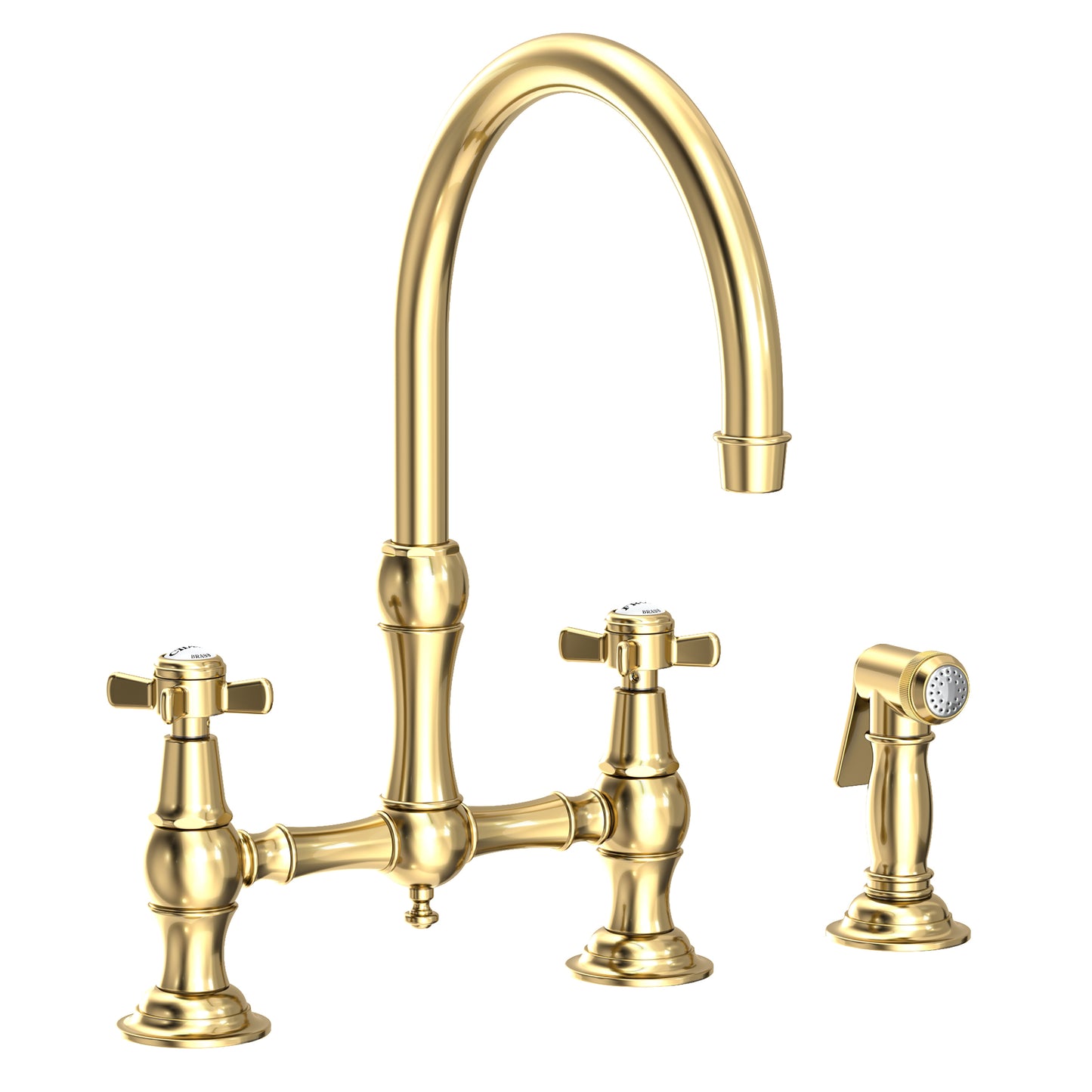 Newport Brass 9456 Fairfield Kitchen Bridge Faucet with Side Spray - Parent