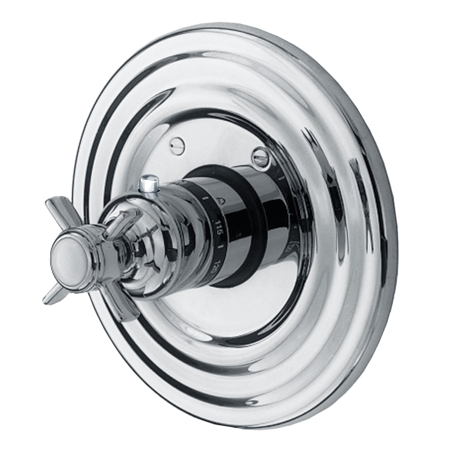 Newport Brass 3-1004TR Fairfield 3/4" Round Thermostatic Trim Plate With Handle