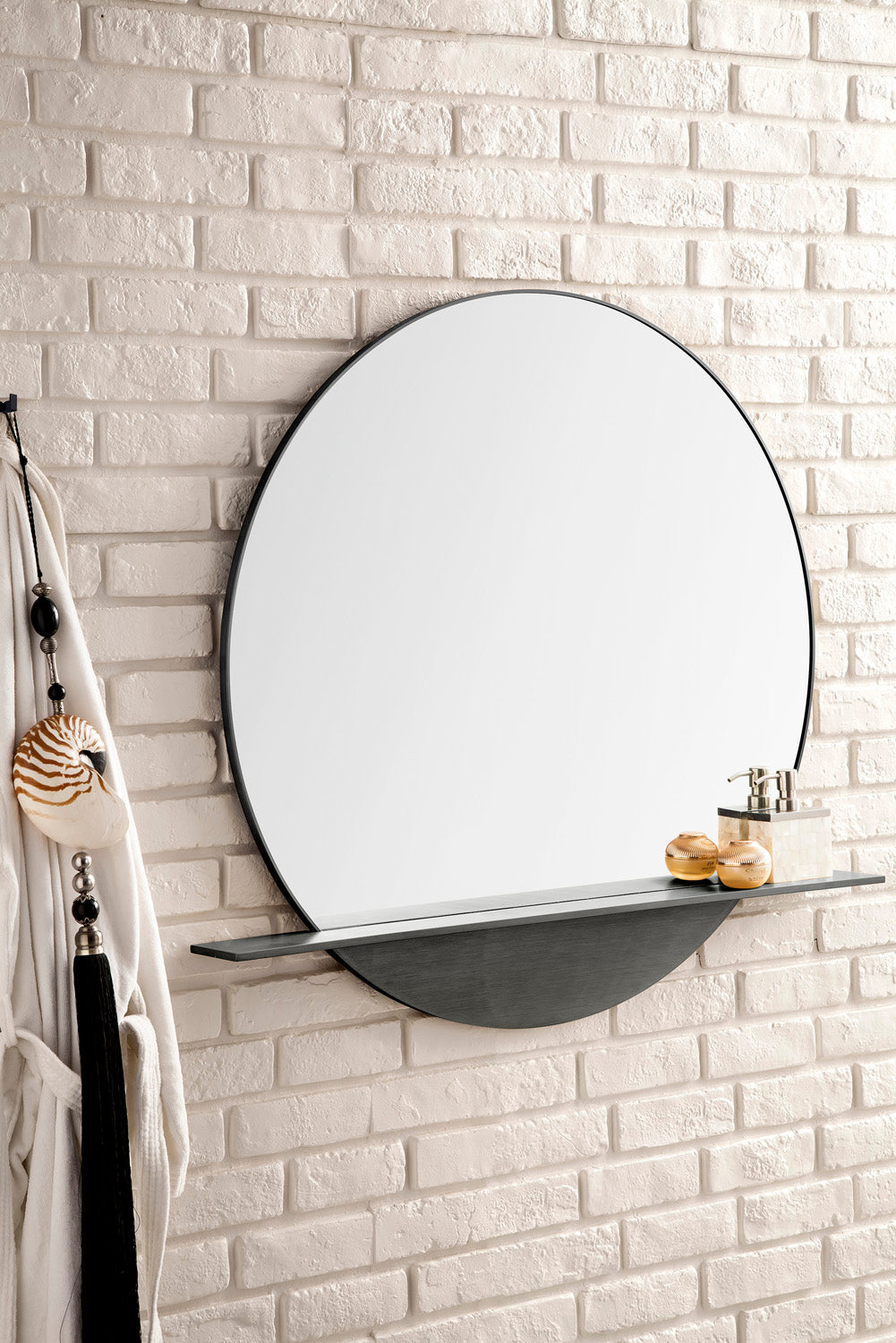 James Martin 909-M36 Platform 36" Mirror, Modern Iron - Parent