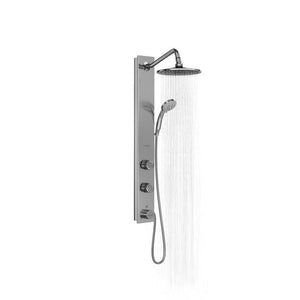 Pulse 1021-SSB Aloha ShowerSpa Shower System Silver Stainless Steel