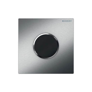 Geberit 116.035.SN.1 Urinal Flush Control With Electronic Flush Actuation, Battery Operation, Cover Plate Type 10