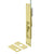 Deltana 12EFB 12, 18, 24 and 39 Extension Flush Bolt, Solid Brass