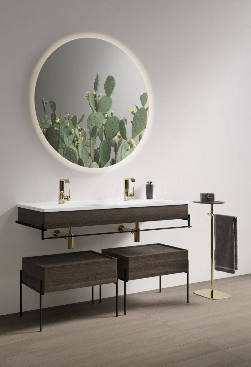 Cheviot 1306-WH-1 Modern Equal Double Console Sink
