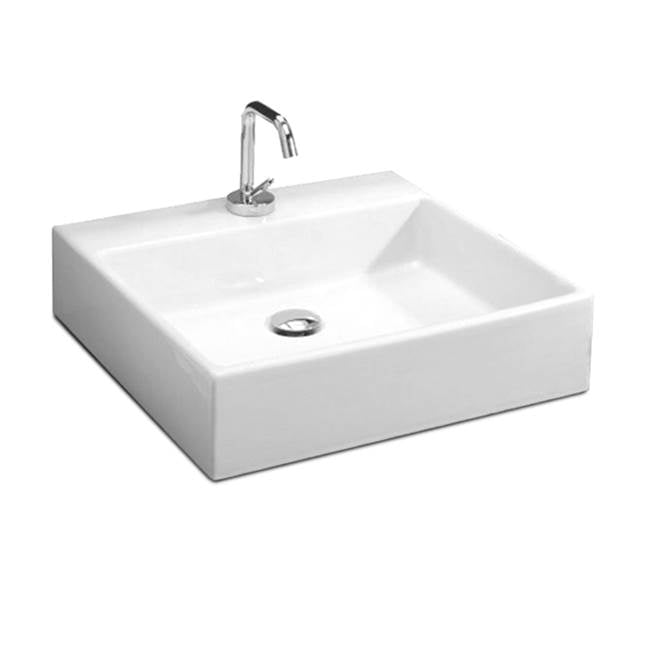 Icera 1350.001.01 Box 50 Single-Hole Vessel Lavatory - White