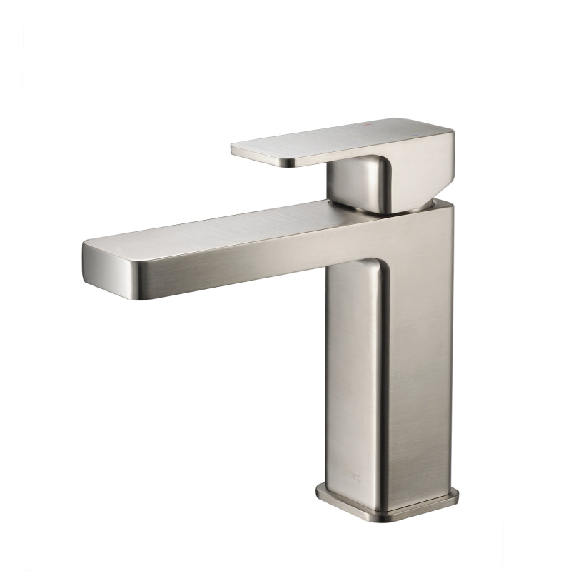 Isenberg Serie 196 196.1000BN Single Hole Bathroom Faucet - Brushed Nickel
