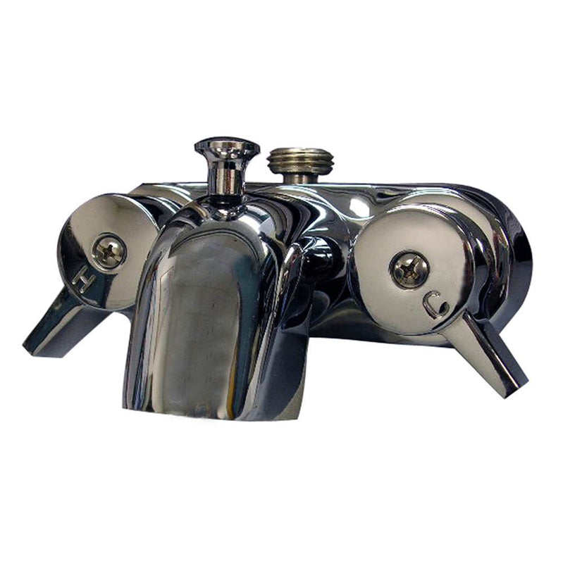 Barclay 205-S-CP Diverter Bathcock Spout 1/2 connection  - Polished Chrome
