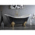 Cheviot 2150-WW-6 Regency Cast Iron Bathtub With Lion Feet And Faucet Holes