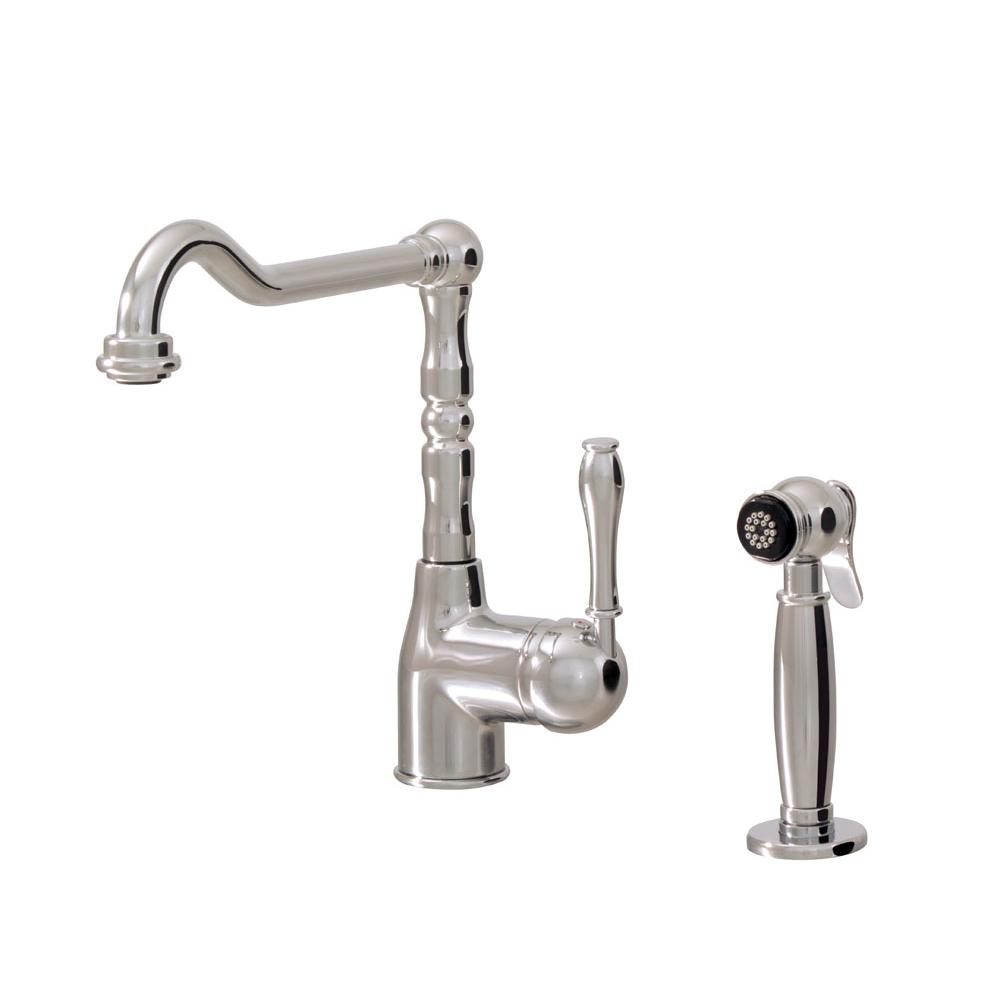 Aquabrass ABFK2150S 2150S New England Side Spray Kitchen Faucet