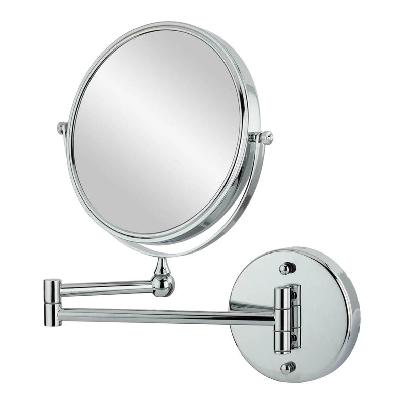 Aptations 22740 10X Double Arm Wall Mirror - Chrome