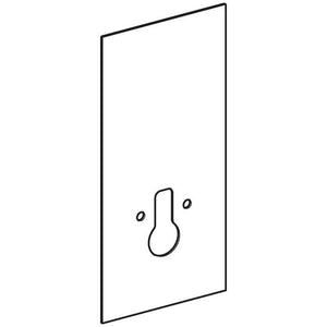 Geberit 242-383 Front Cladding For Monolith Sanitary Module For Wall-Hung Wc, 101 Cm, Toilet Fastening Width 18 Cm