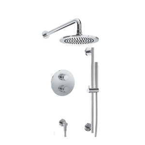 Isenberg Serie 250 250.7100 Two Output Shower Set With Shower Head, Hand Held And Slide Bar