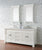 James Martin 147-V72-BW-3WZ Brookfield 72" Double Vanity With 3 CM Top - Bright White