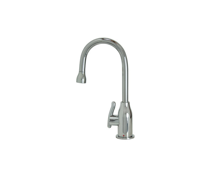Mountain Plumbing MT1800-NL Francis Anthony Collection Hot Water Faucet with Modern Curved Body & Handle