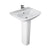 Barclay B/3-1111WH Eden 520 Ped Lavatory Basin Only 1 - Hole  - White