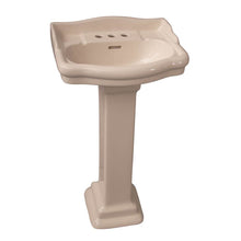 Load image into Gallery viewer, Barclay 3-874 Stanford 460 Pedestal Lavatory 4&quot; Centerset