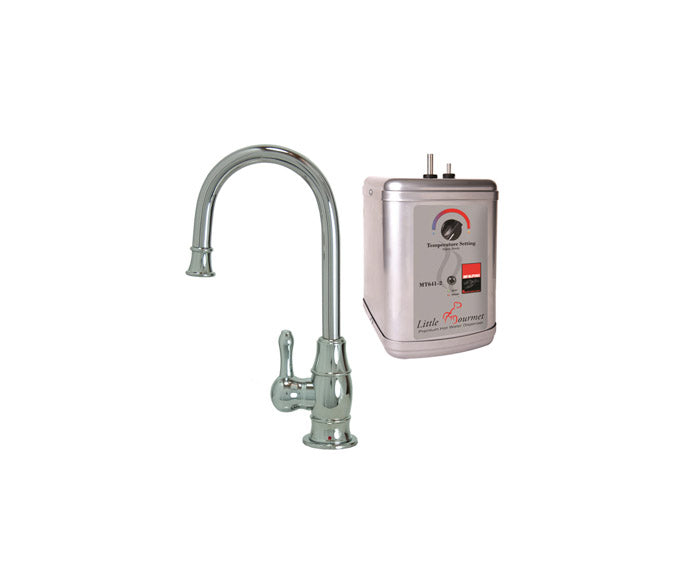 Mountain Plumbing MT1850DIY-NL Francis Anthony Hot Water Faucet & Little Gourmet Hot Water Tank