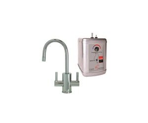 Mountain Plumbing MT1841DIY-NL Francis Anthony Hot & Cold Water Faucet & Little Gourmet Premium Hot Water Tank