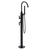 Rubinet 3GGLL Floor Mount Tub Filler with Hand Held Shower with La Salle Spout