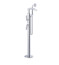 Load image into Gallery viewer, Rubinet 3GHOL Floor Mount Tub Filler with Hand Held Shower