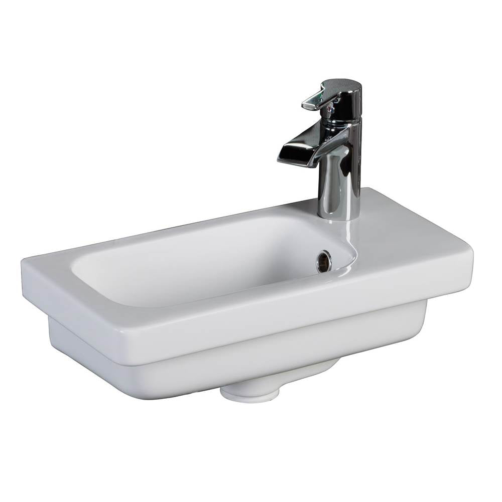 Barclay 4-1070WH Resort 450 Wall - Hung Basin  - White