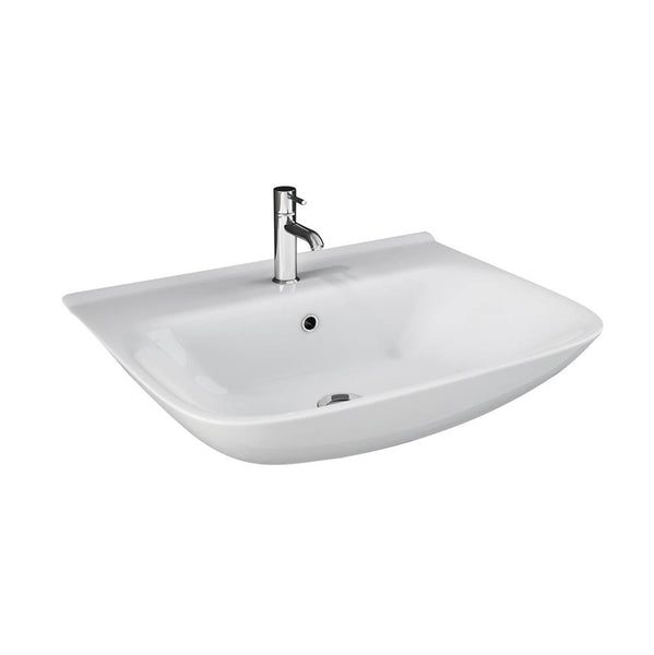Barclay 4-1101WH Eden 450 Wall - Hung Basin 1 - Hole  - White