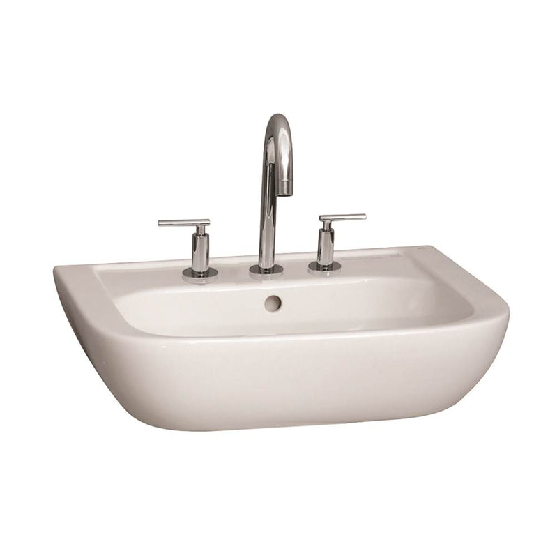 Barclay 4-2008WH Caroline 450 Wall - Hung Basin - 8 Widespread - White