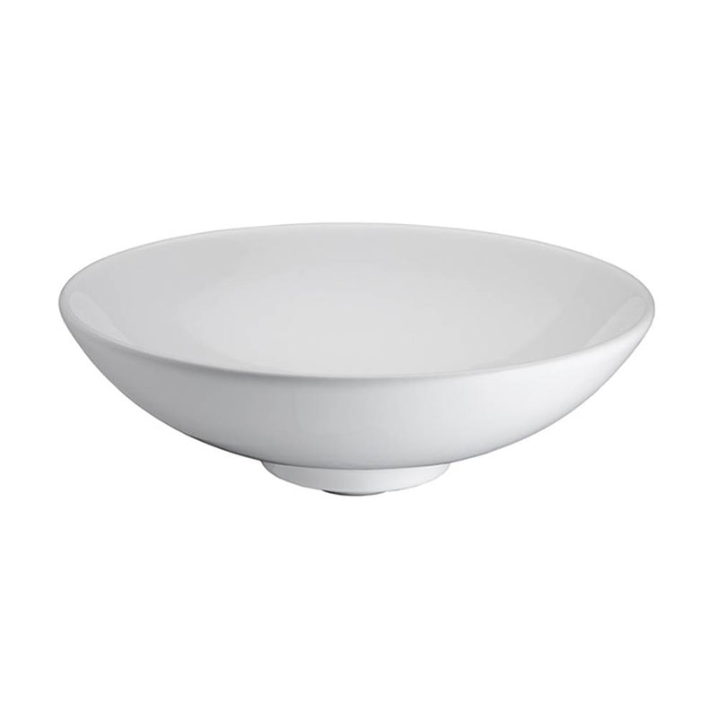 Barclay 4-467WH Large Diana Above Counter Basin  - White