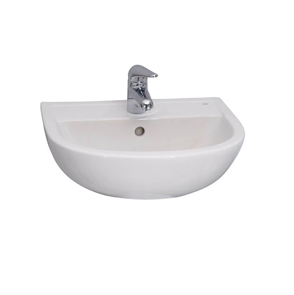 Barclay 4-544WH Compact 545 Wall Hung Basin 4" Centerset  - White