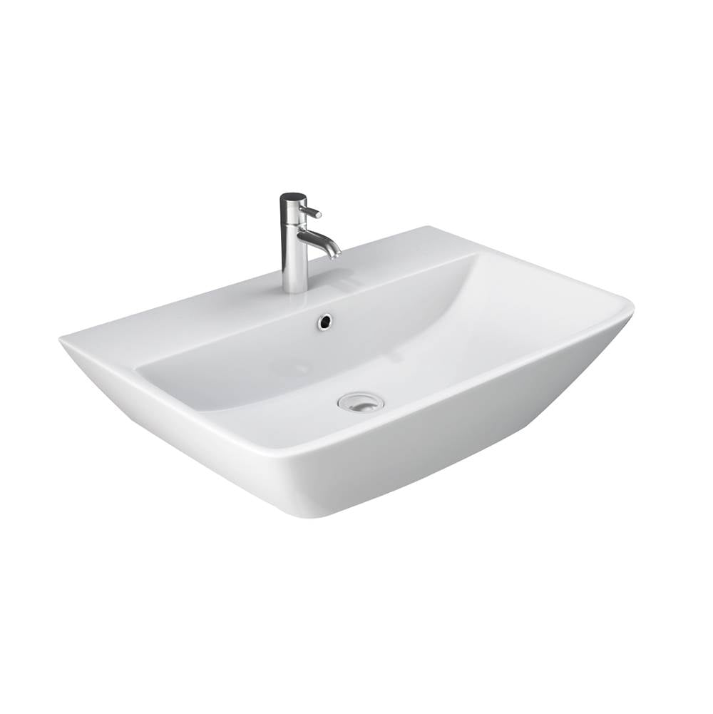 Barclay 4-778WH Summit 600 Wall Hung Basin 8 Widespread  - White