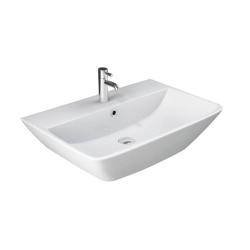 Barclay 4-778WH Summit 600 Wall Hung Basin 8 Widespread  - White