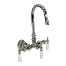 Load image into Gallery viewer, Barclay 4000-PL Leg Tub Diverter With Porcelain Lever Holders Acry Tub