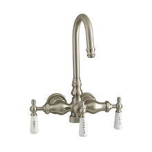 Load image into Gallery viewer, Barclay 4000-PL Leg Tub Diverter With Porcelain Lever Holders Acry Tub