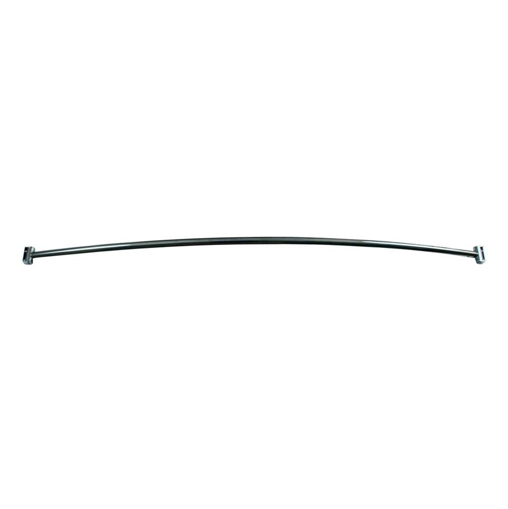 Barclay 4110-66-CP  Curved Shower Rod 5 1/2 Steel  - Polished Chrome