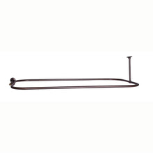 Load image into Gallery viewer, Barclay 4152-48 Rectangular Shower Rod With Side Sprt 48 x 24