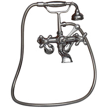 Load image into Gallery viewer, Barclay 4604-MC Elephant Spout Hand Shower 60 Hose Swvl Mts Metal Cross Handles
