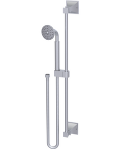Rubinet 4GMQ0 Adjustable Slide Bar With Hand Held Shower Assembly
