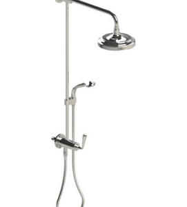 Rubinet 4UJS1 Bar With Iet At Shower Head. Include 8 Shower Head, 12 Shower Arm, 30 Adjustable Slide Bar (Can Be Cut To Suit), Hand Held Shower  Diverter