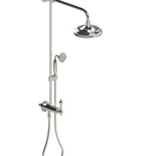 Load image into Gallery viewer, Rubinet 4URM1 Bar With Iet At Shower Head, Include 8 Shower Head, 12 Shower Arm, 30 Adjustable Slide Bar (Can Be Cut To Suit), Hand Held Shower Diverter