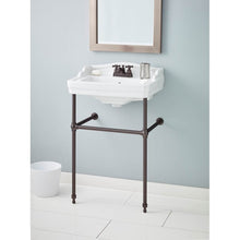 Load image into Gallery viewer, Cheviot 553-WH-1/575 Square Essex Console Sink