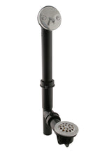 Load image into Gallery viewer, Westbrass 592144 Black 1-1/2 in. Tubular Trip Lever Bath Waste